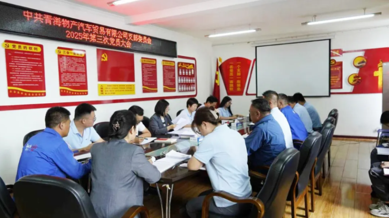 汽貿公司黨支部深入學習貫徹落實省委十四屆九次全會精神